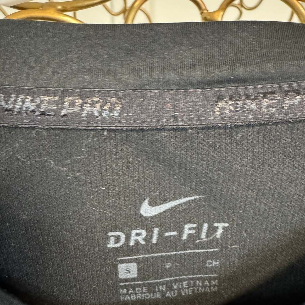 Nike Pro Women's Starry Night Dri-FIT Long Sleeve Cropped Training Top - Picture 2 of 3